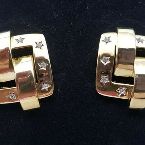 Joan Rivers Classic Gold Tone Earrings